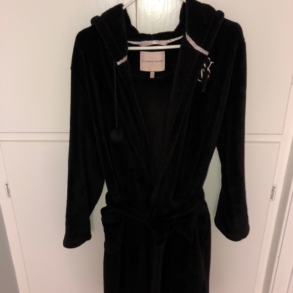 Black Fleece Victoria’s Secret Hoodie Robe